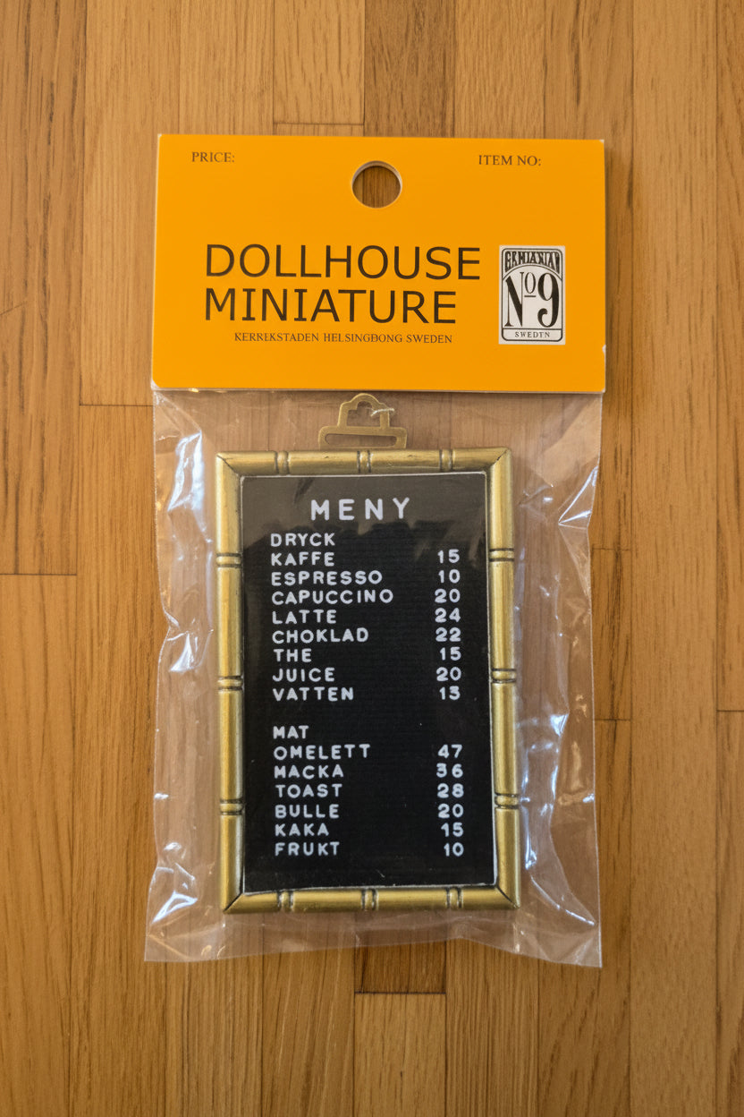 New Menu board