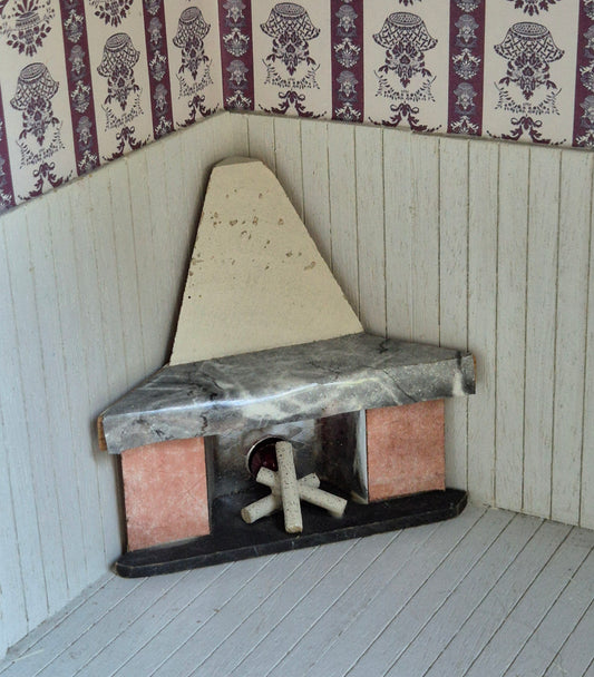 Hanse lyserød hjørnepejs