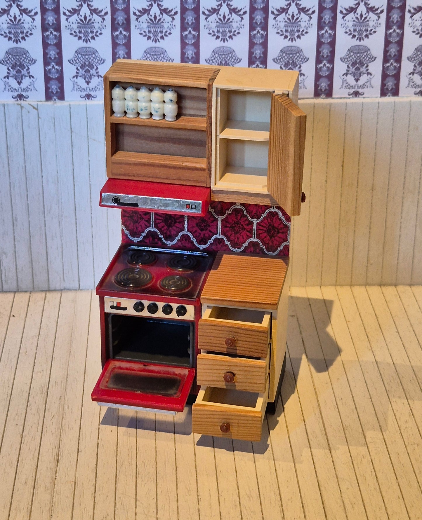Lundby rødt komfur