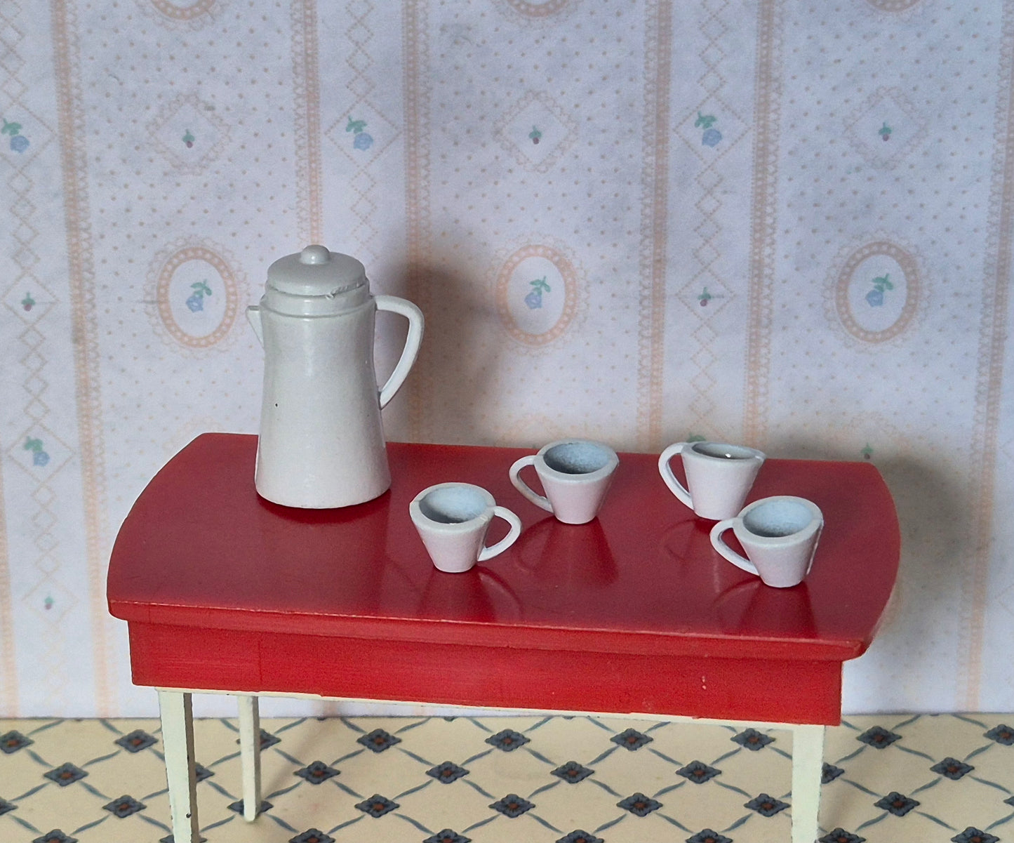 Kaffekande og kopper