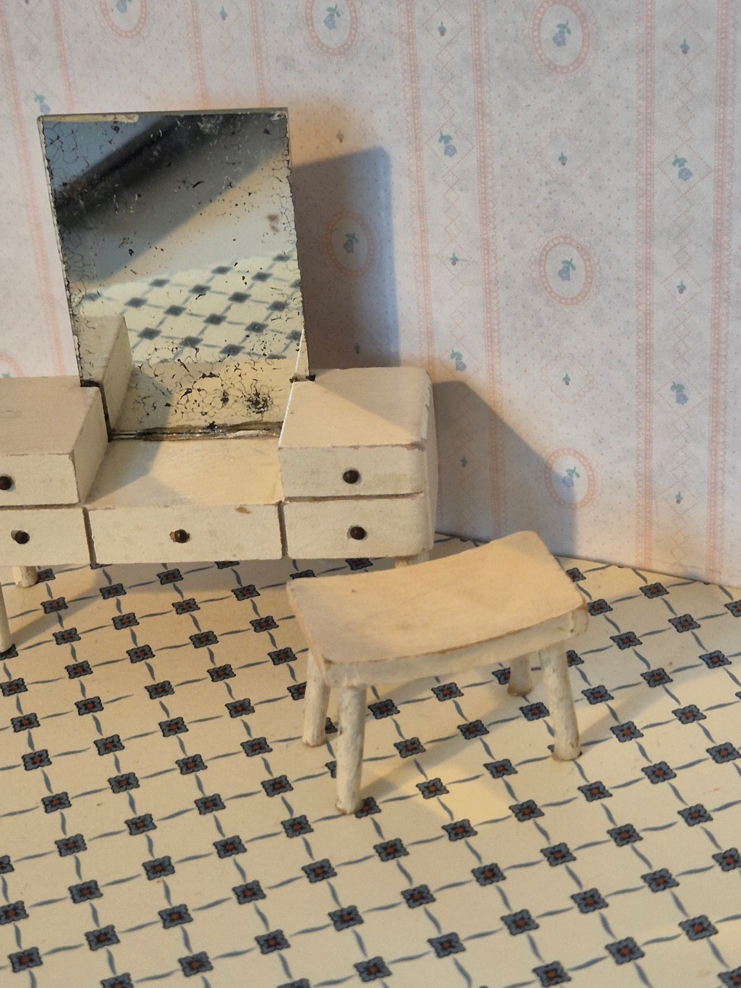 Lundby sminkebord og skammel