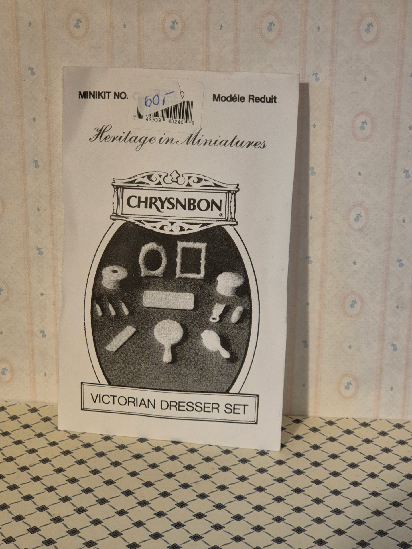 1:12 Chrysnbon sminkebord tilbehør