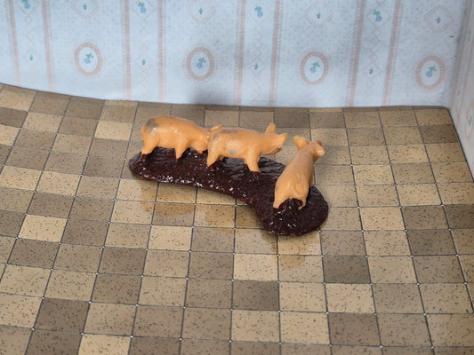 Grissebasser i mudder