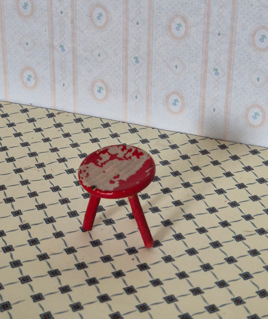 Hanse skammel, patina