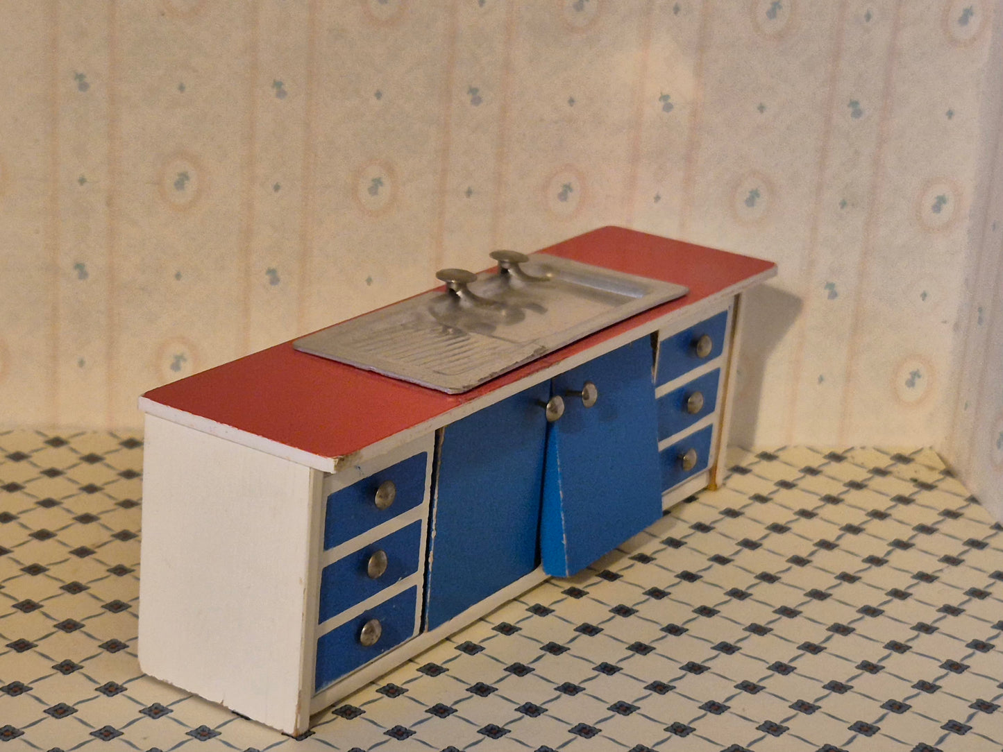 Lisa køkkenvask, løs låge