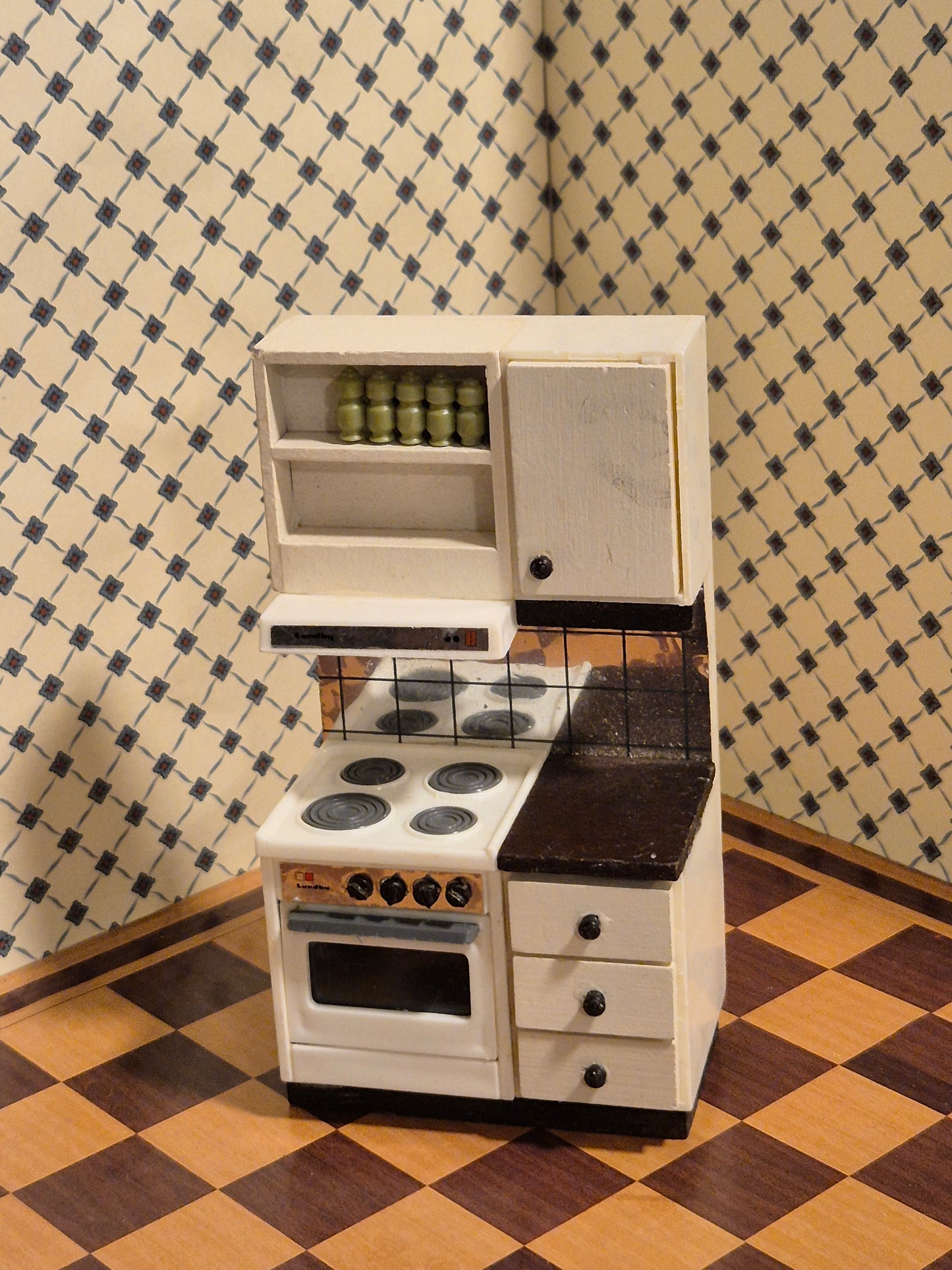 Lundby komfur, limet ovnlåge