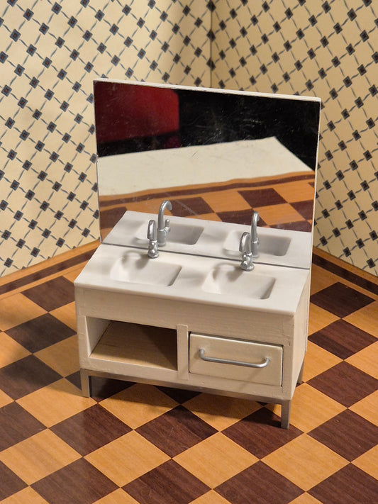 Lundby håndvask, mangler skuffe