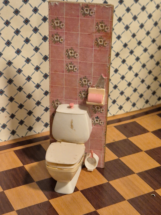 Lundby toilet, brugsspor