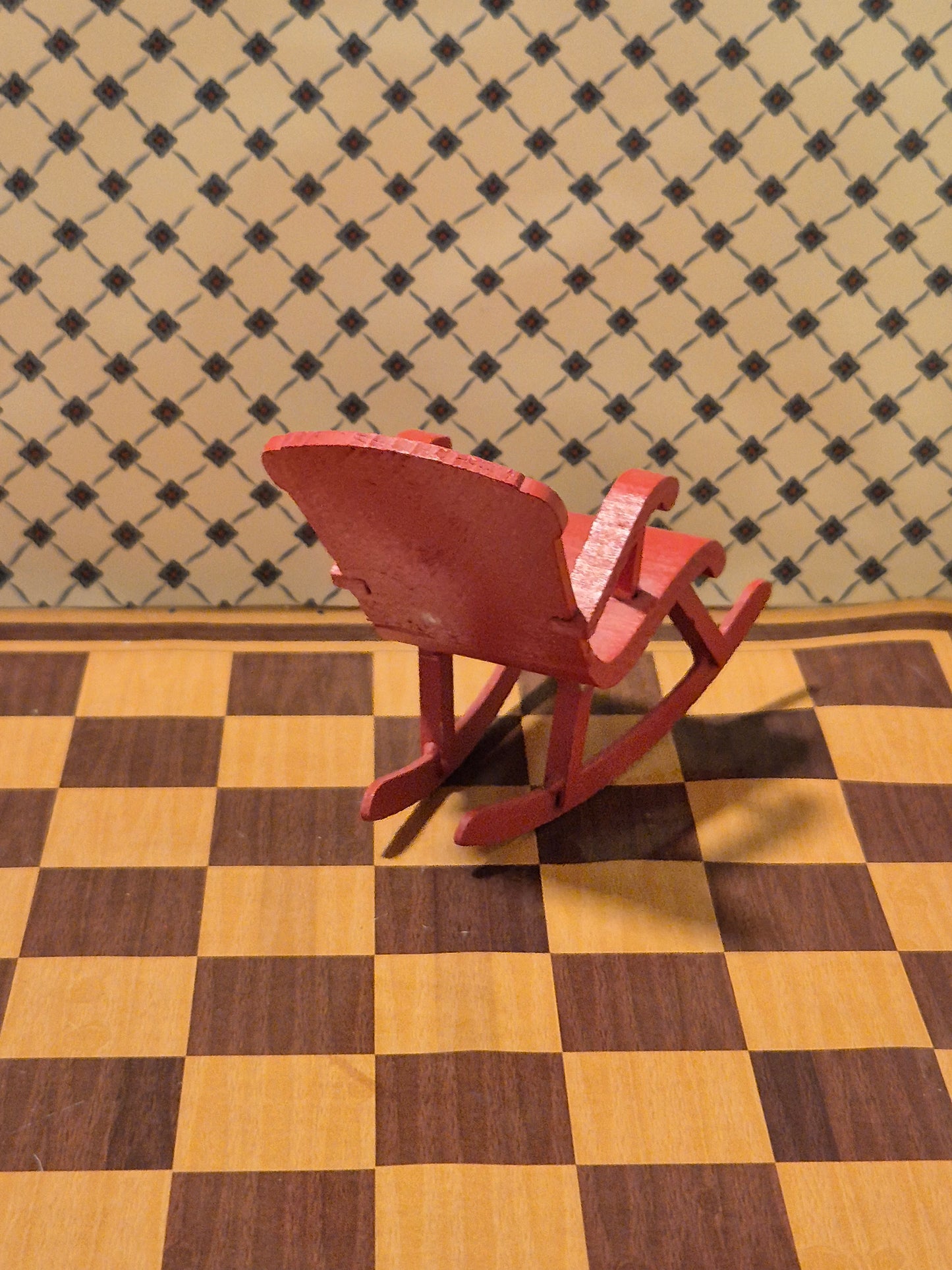 Lundby gyngestol, knækket
