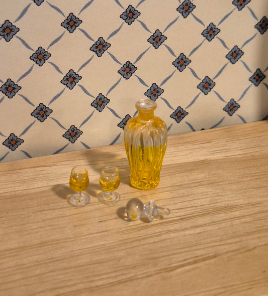 Karaffel med glas