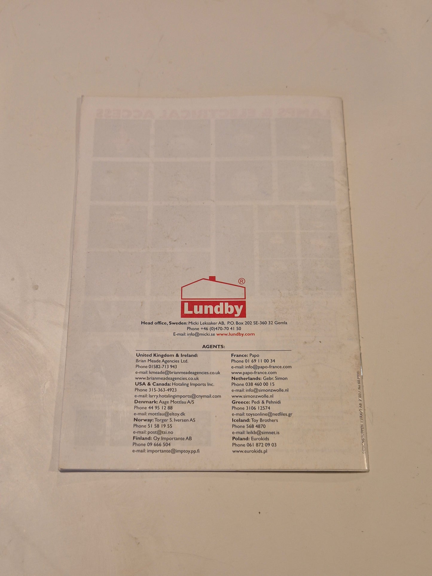 Lundby katalog