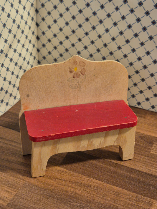 Vintage 1:12 bænk