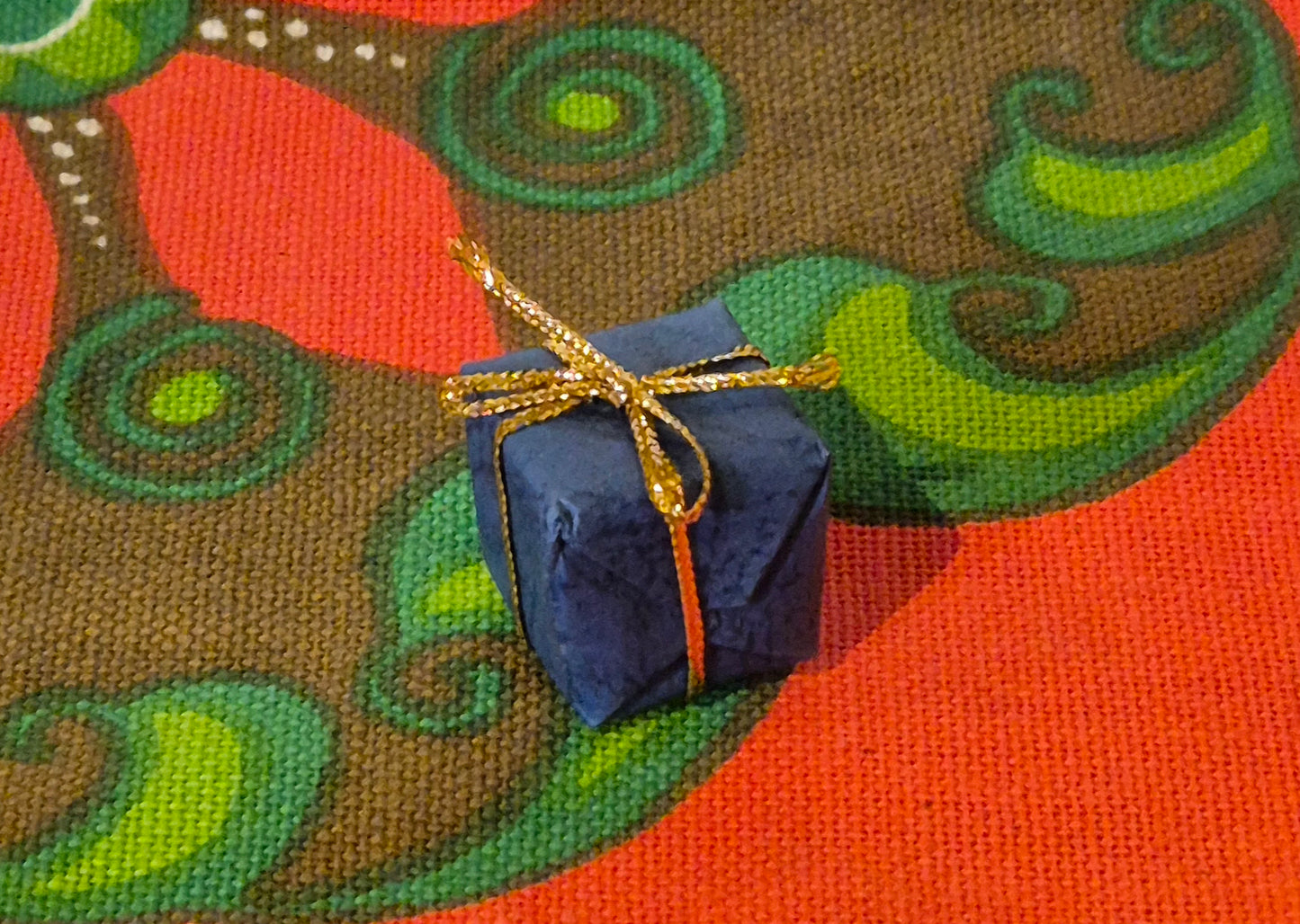 Weihnachtsgeschenk blau