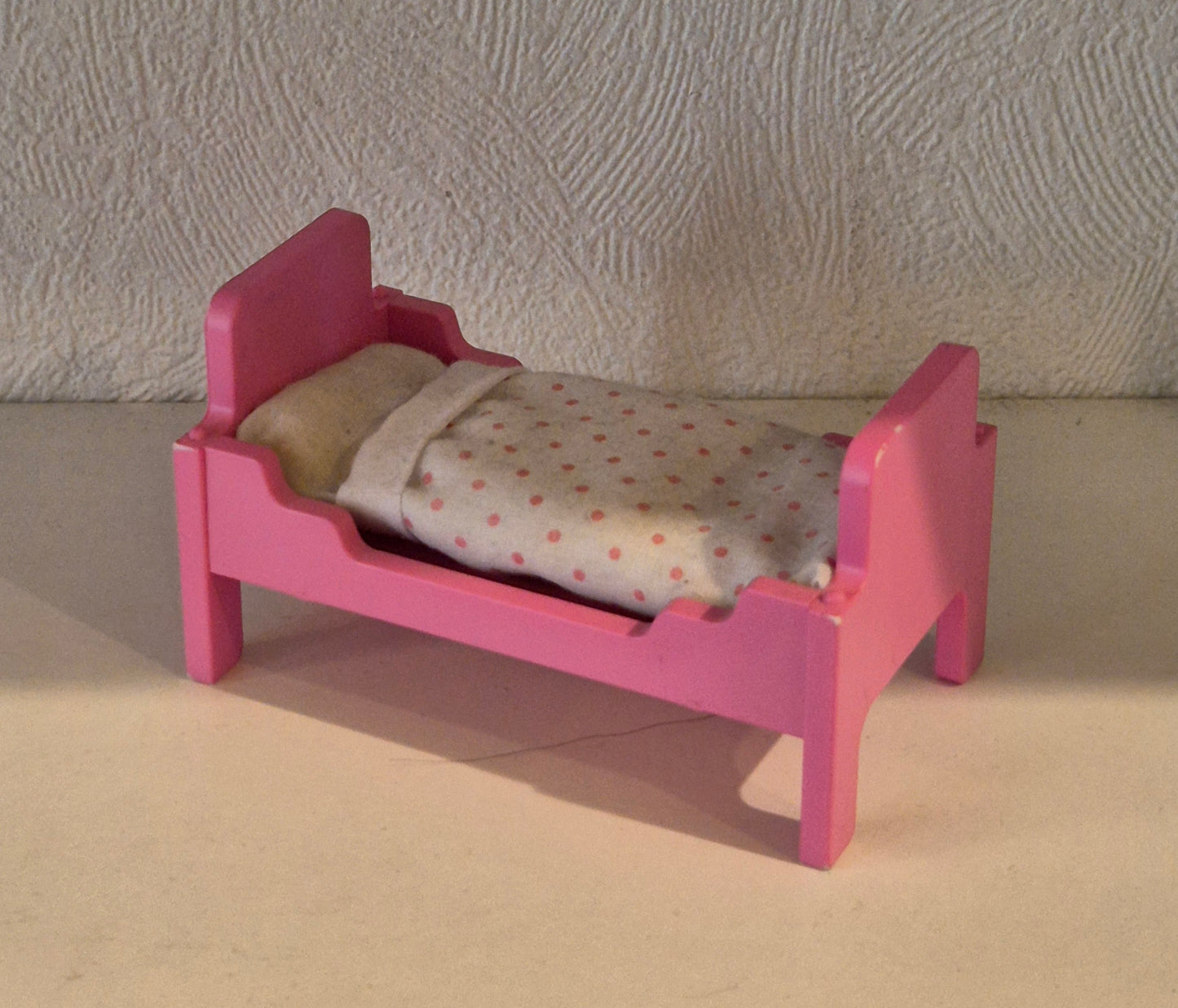 Lundby pink seng