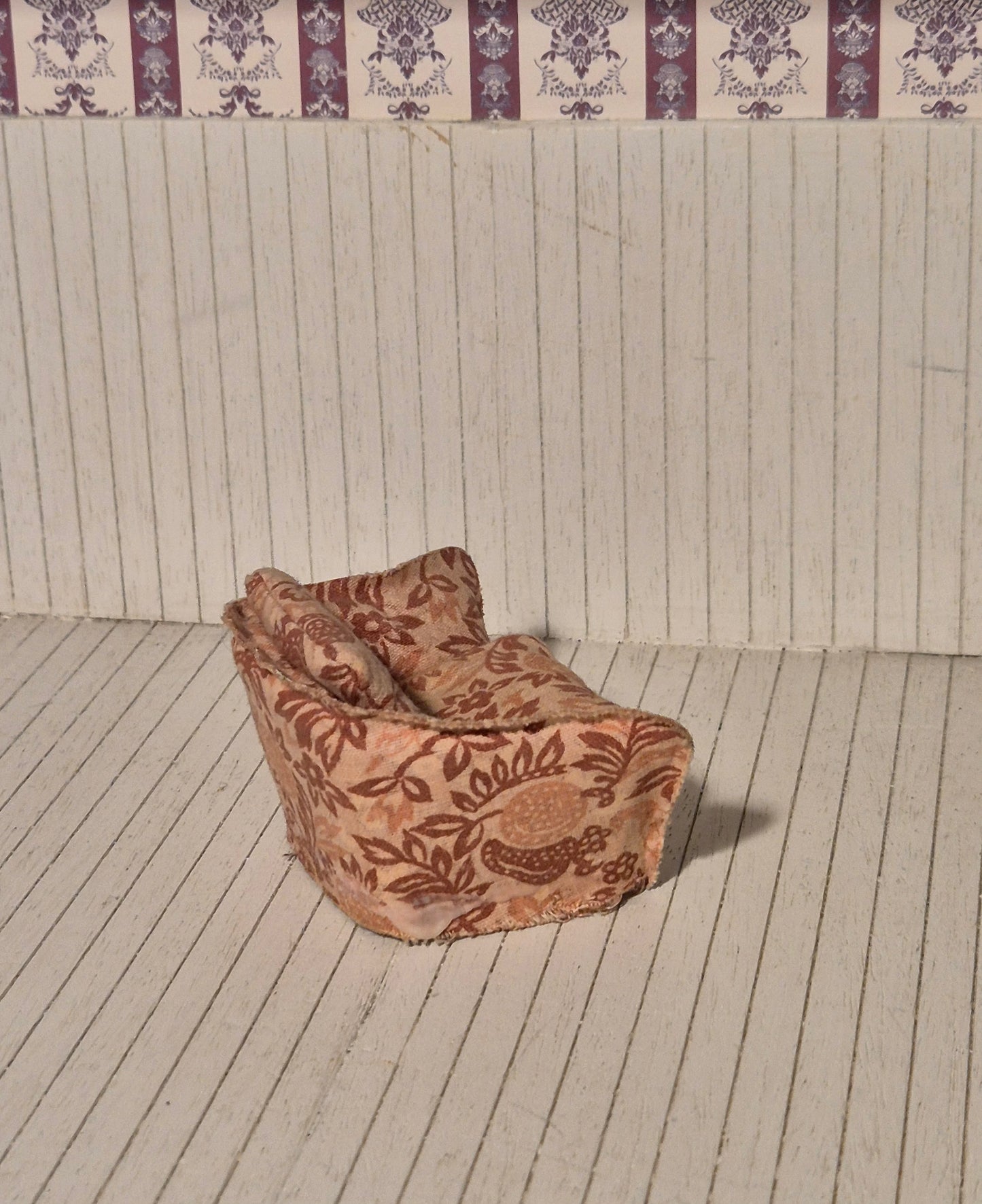 Lundby mørkrosa Lænestol