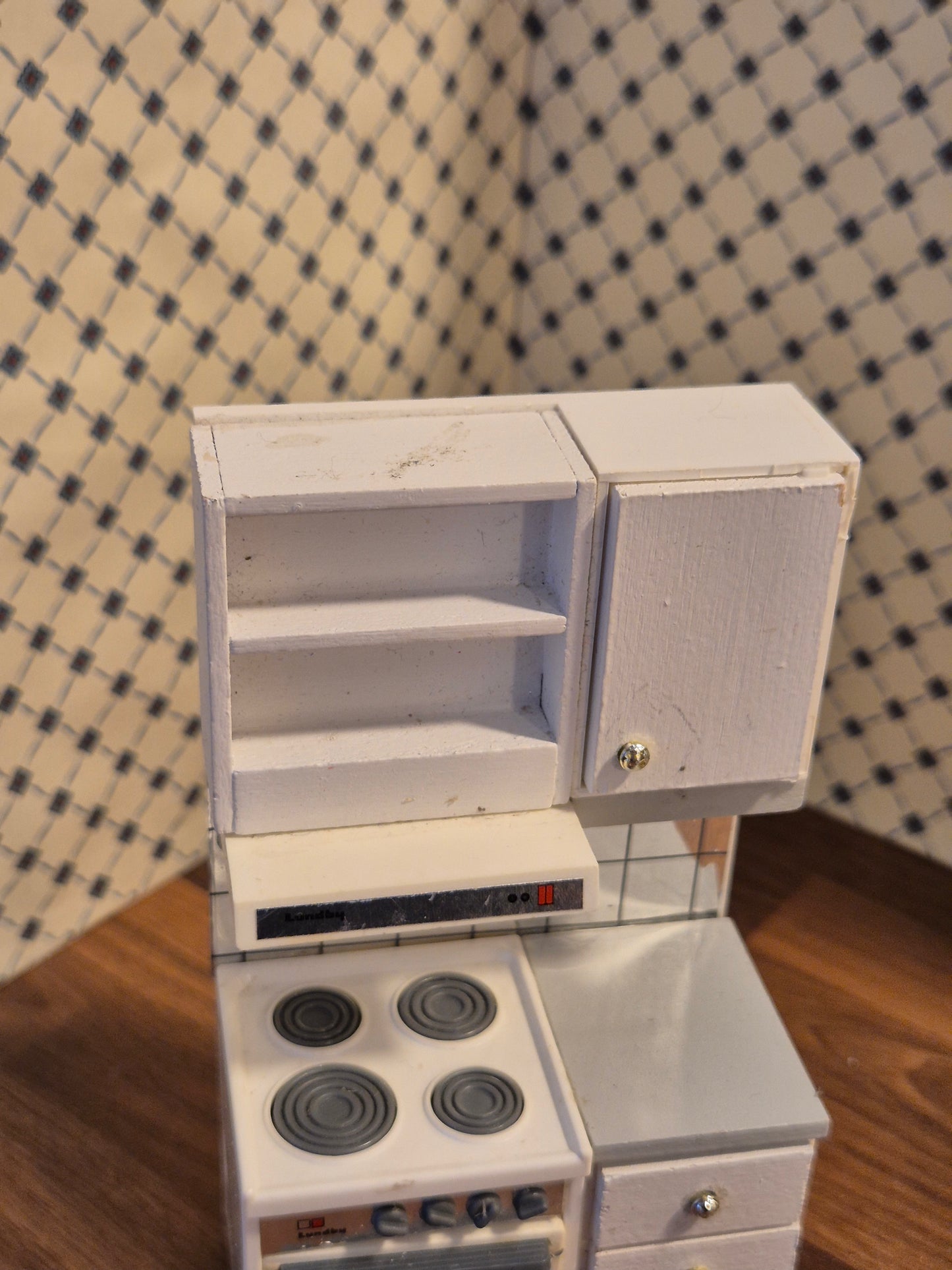 Lundby komfur, skadet ovnlåge