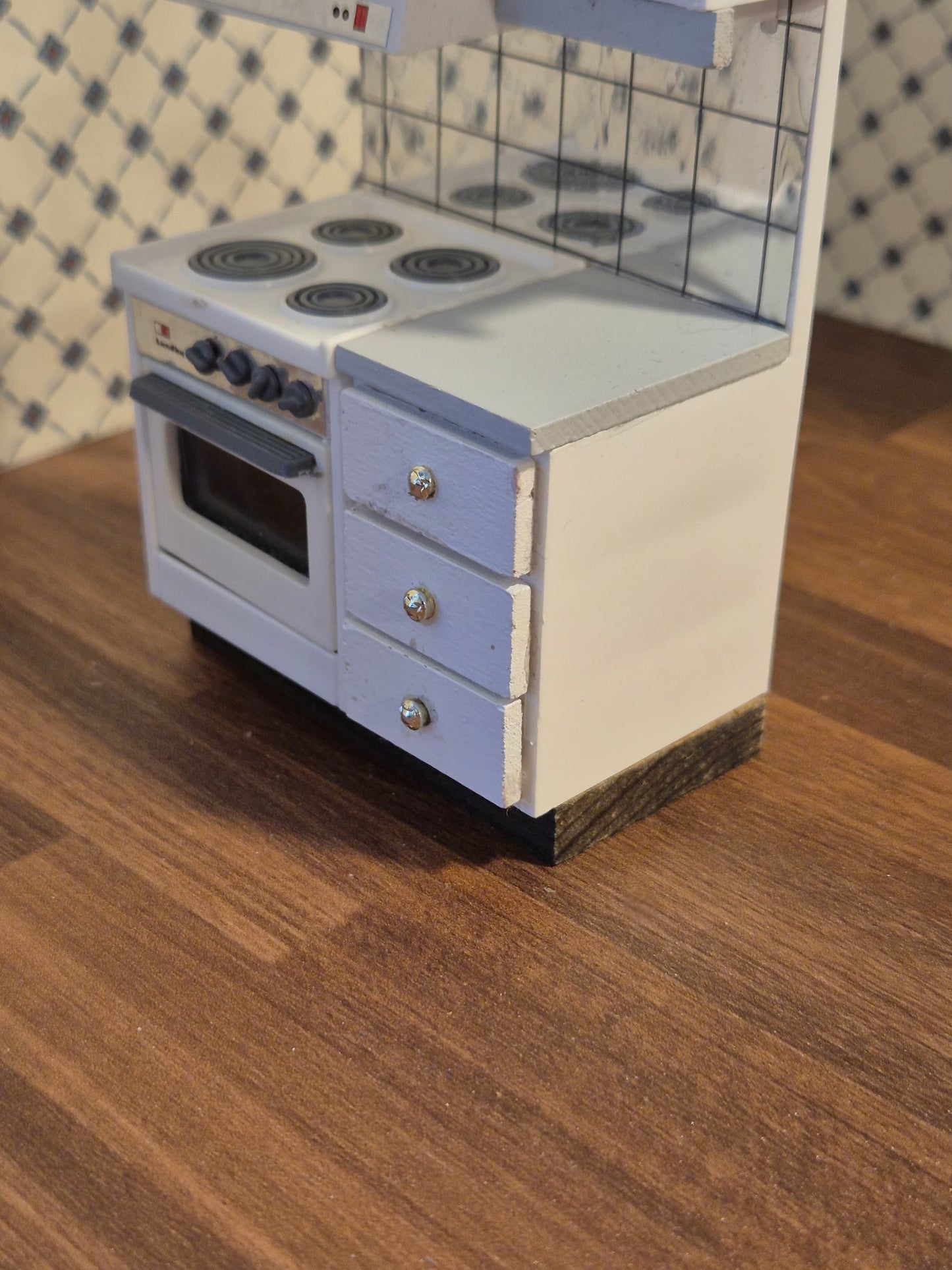 Lundby komfur, skadet ovnlåge