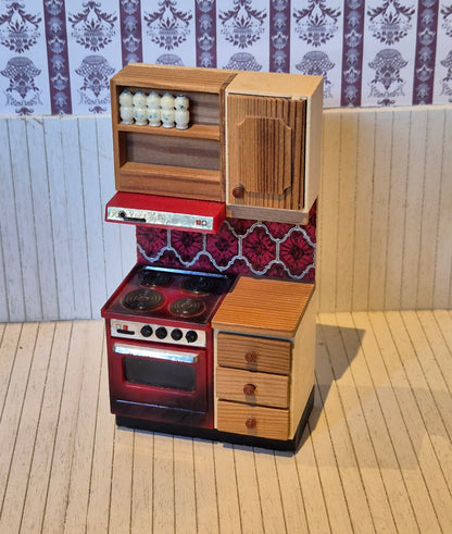 Lundby rødt komfur