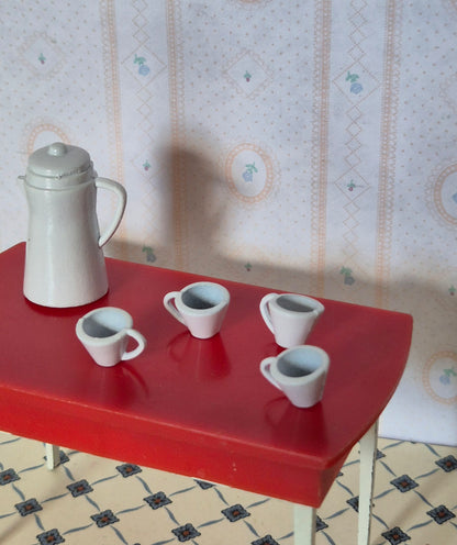 Kaffekande og kopper