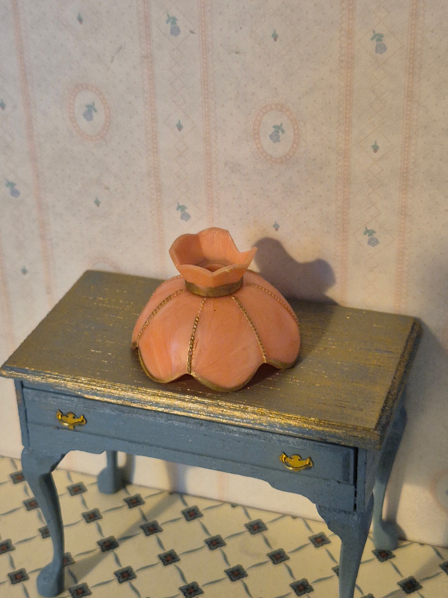 Lundby lampeskærm, knækket