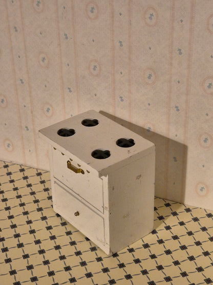 1:12 lavt komfur, plettet