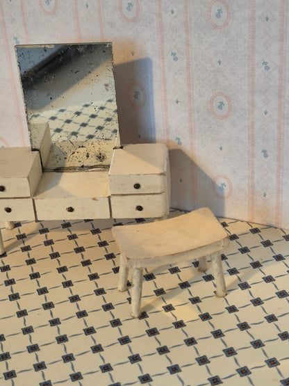 Lundby sminkebord og skammel