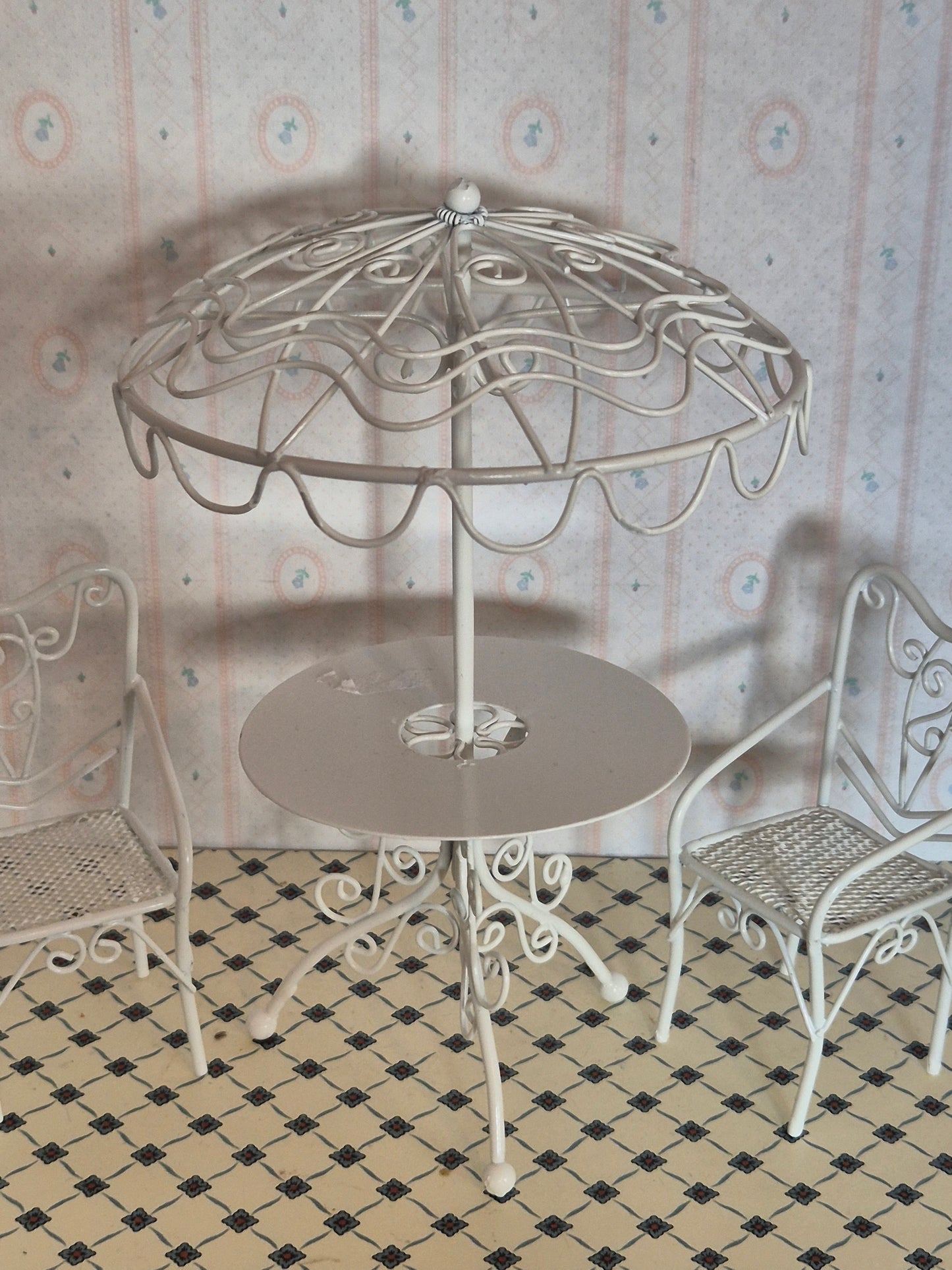 1:12 havemøbler sæt