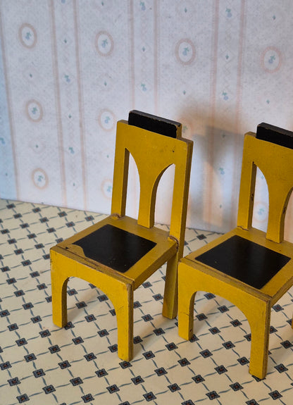 1:12 Sæt vintage stole