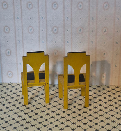 1:12 Sæt vintage stole