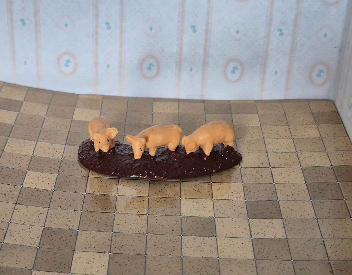 Grissebasser i mudder