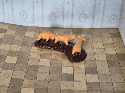 Grissebasser i mudder