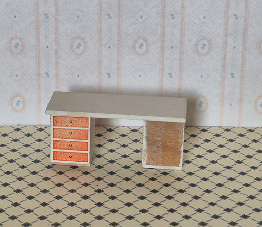 Hanse skrivebord, patina