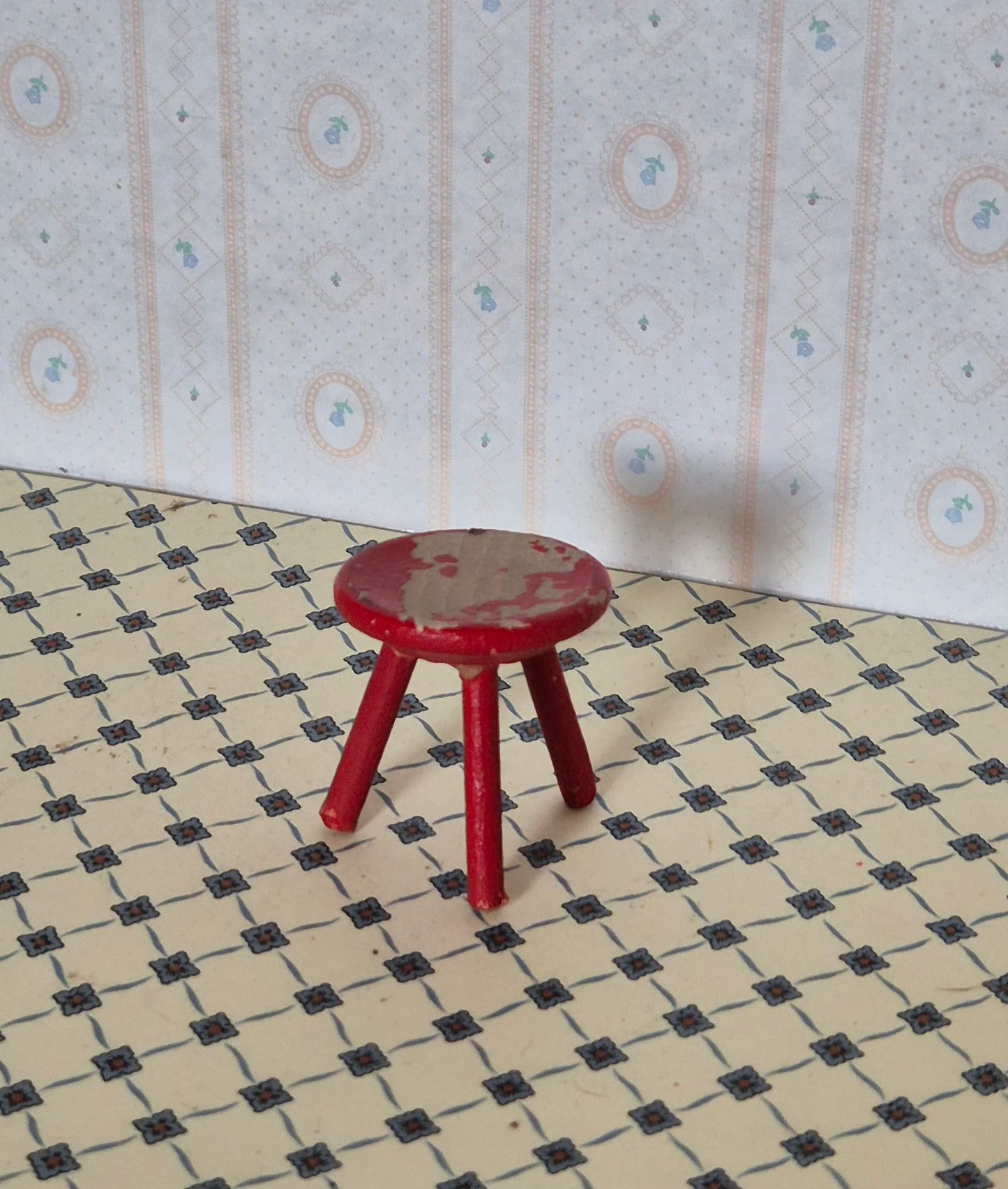 Hanse skammel, patina