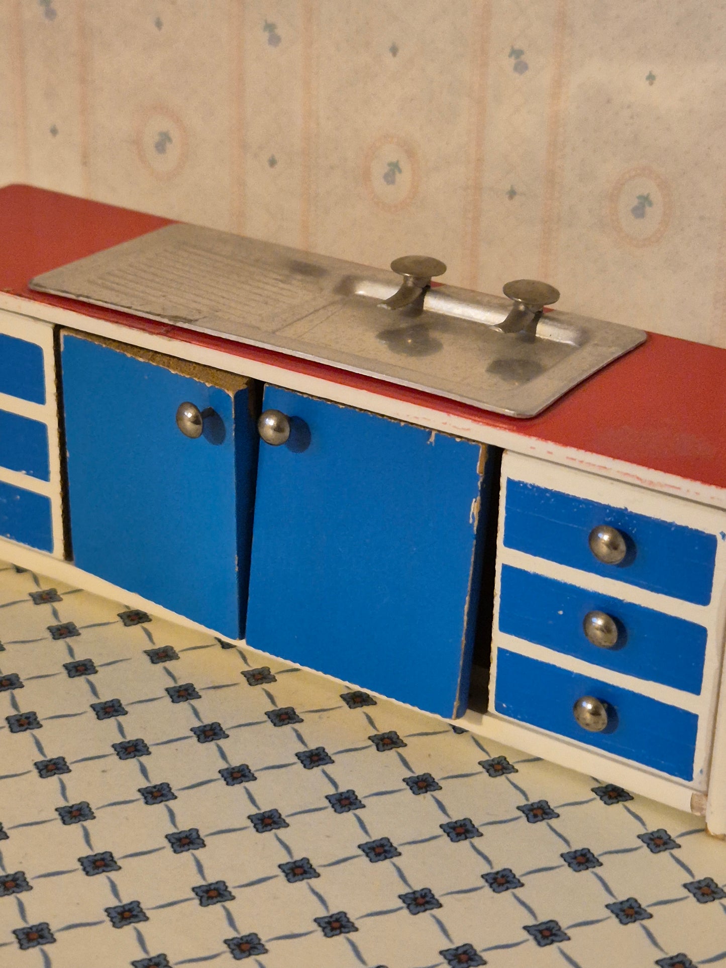 Lisa køkkenvask, løs låge