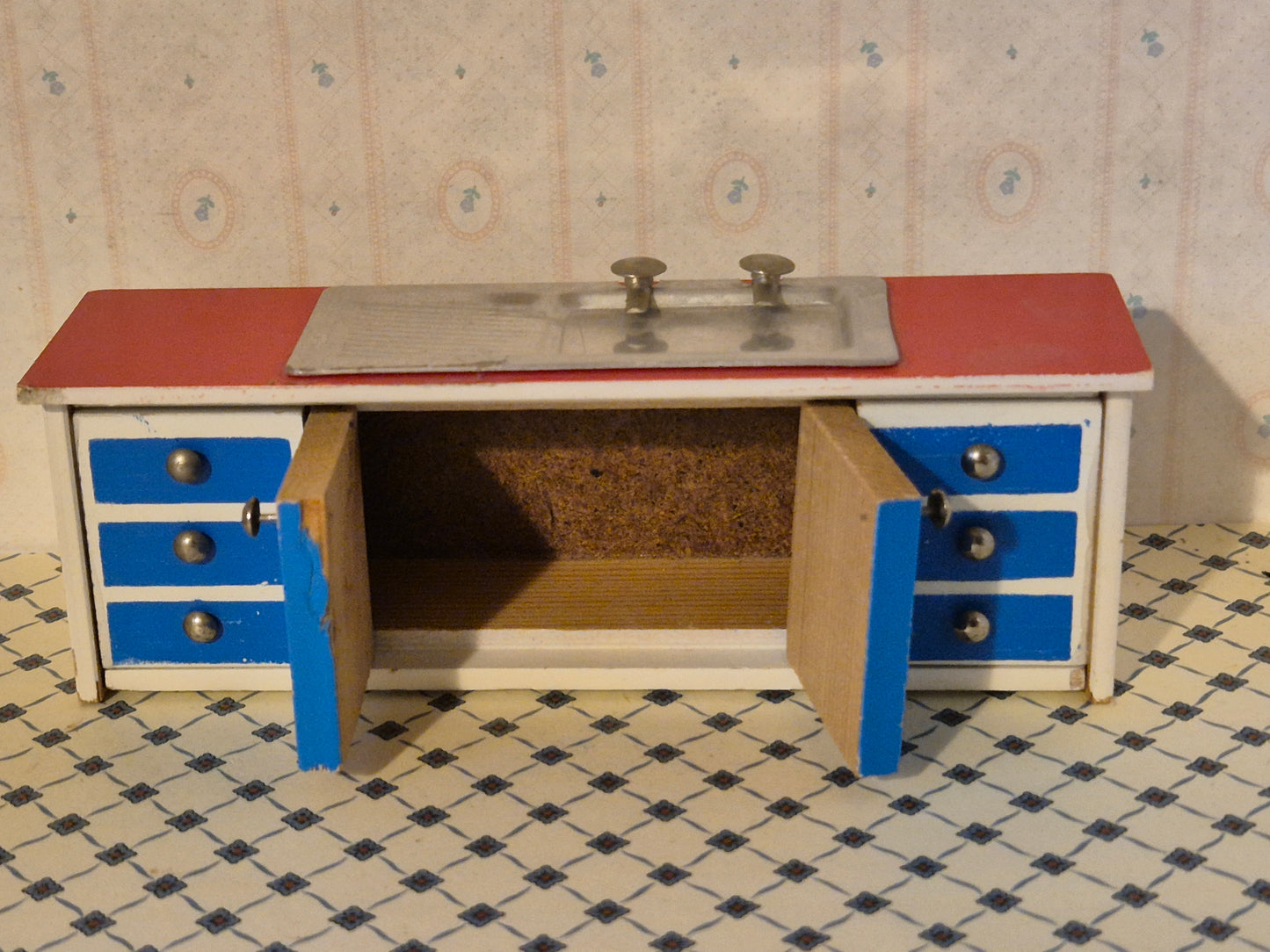 Lisa køkkenvask, løs låge