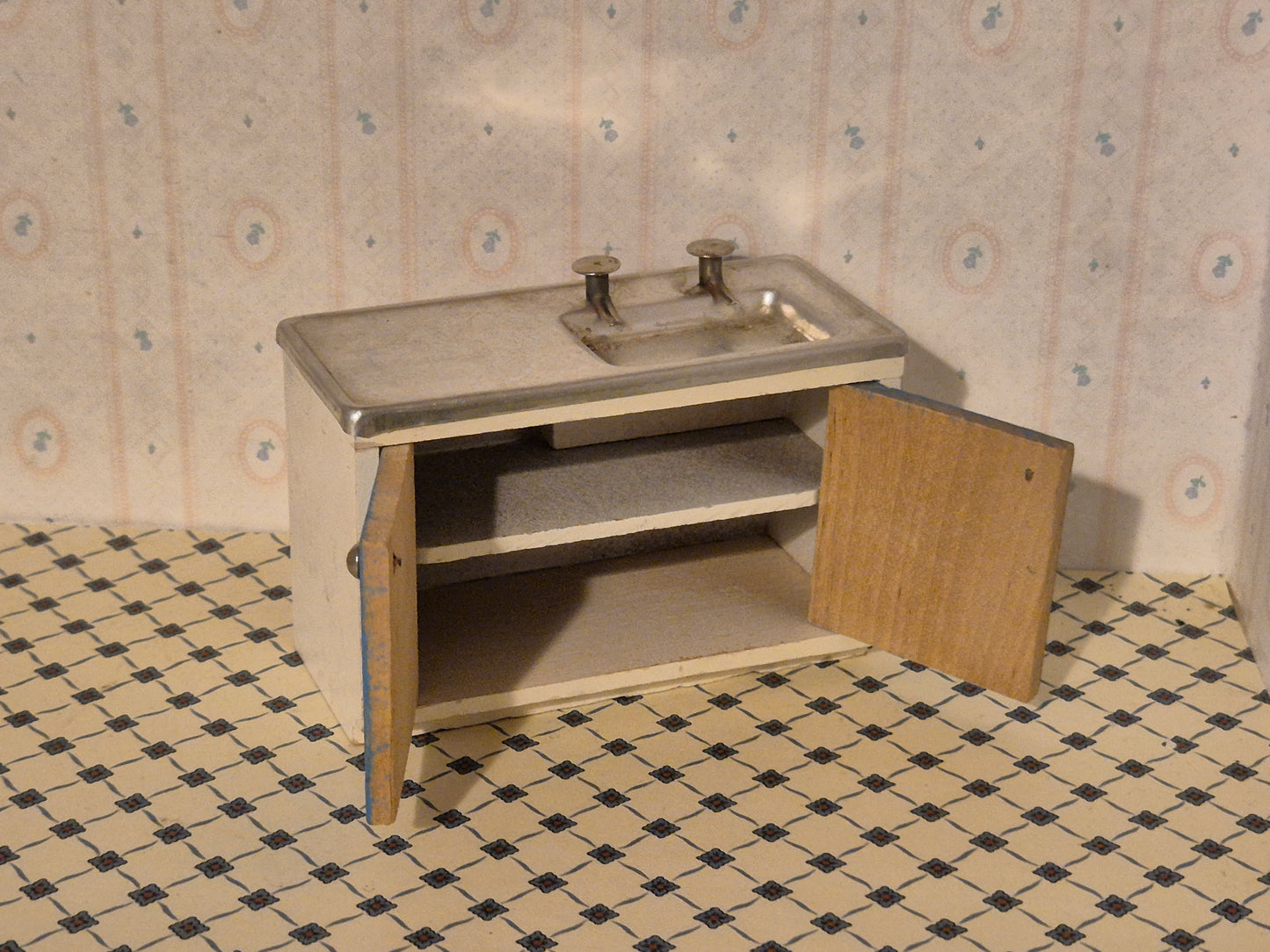 Lisa køkkenvask, løs låge