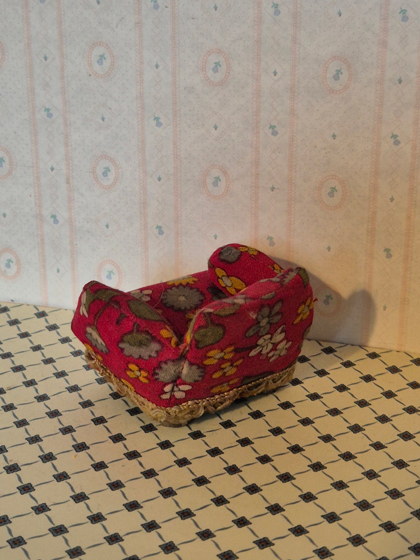 Lerro lænestol, patina