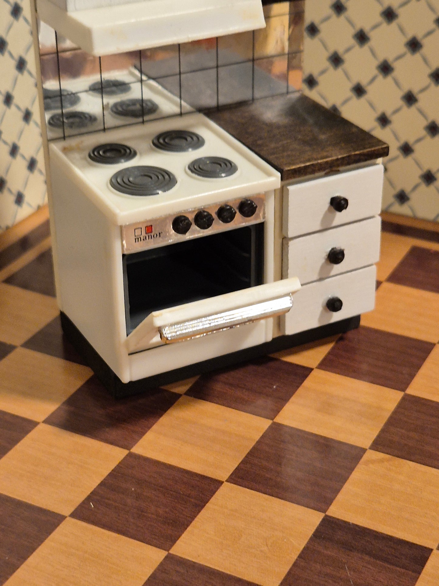 Lundby komfur, løs låge