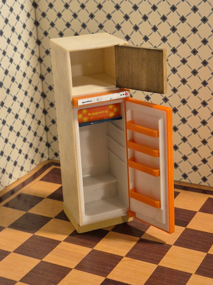 Lundby køleskab, uden hylder