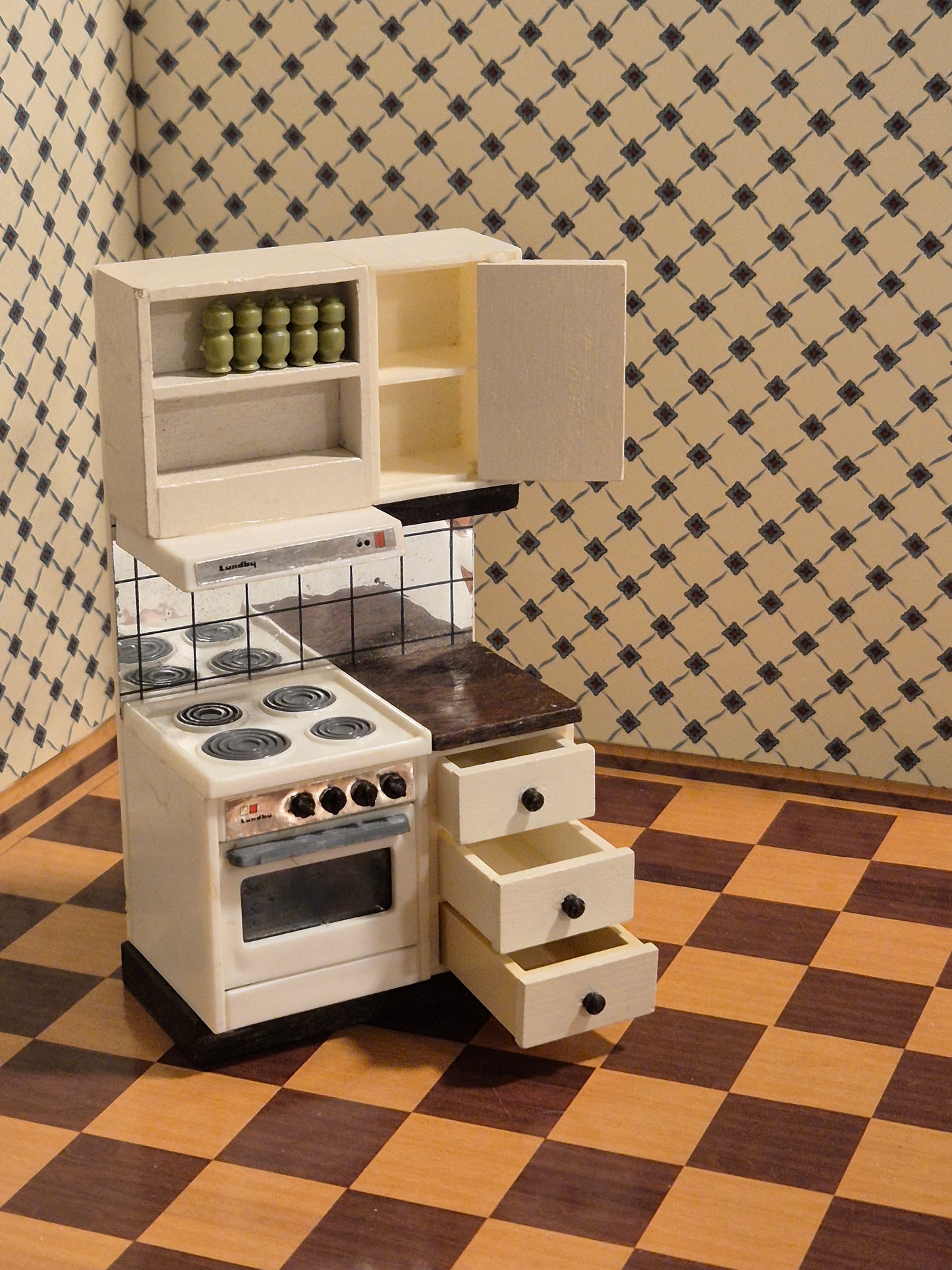 Lundby komfur, limet ovnlåge