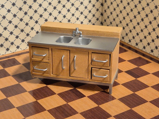 Lundby køkkenvask uden ben