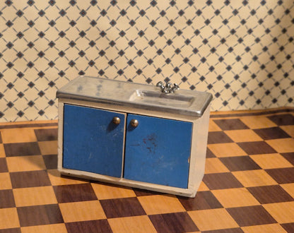 Lundby køkkenvask, patina