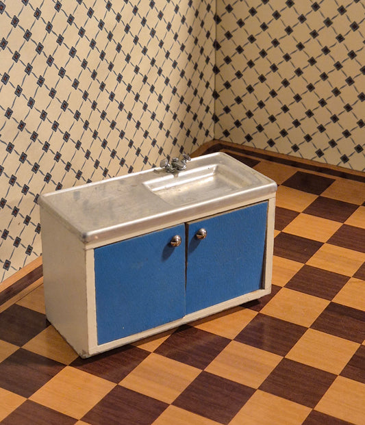 Lundby køkkenvask, skæv låge