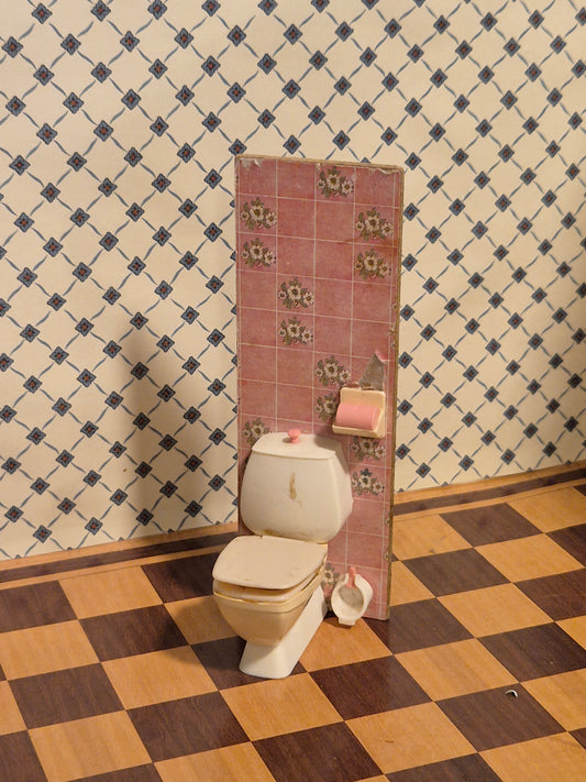 Lundby toilet, brugsspor