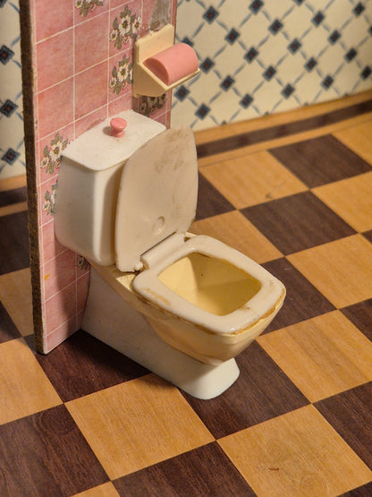 Lundby toilet, brugsspor