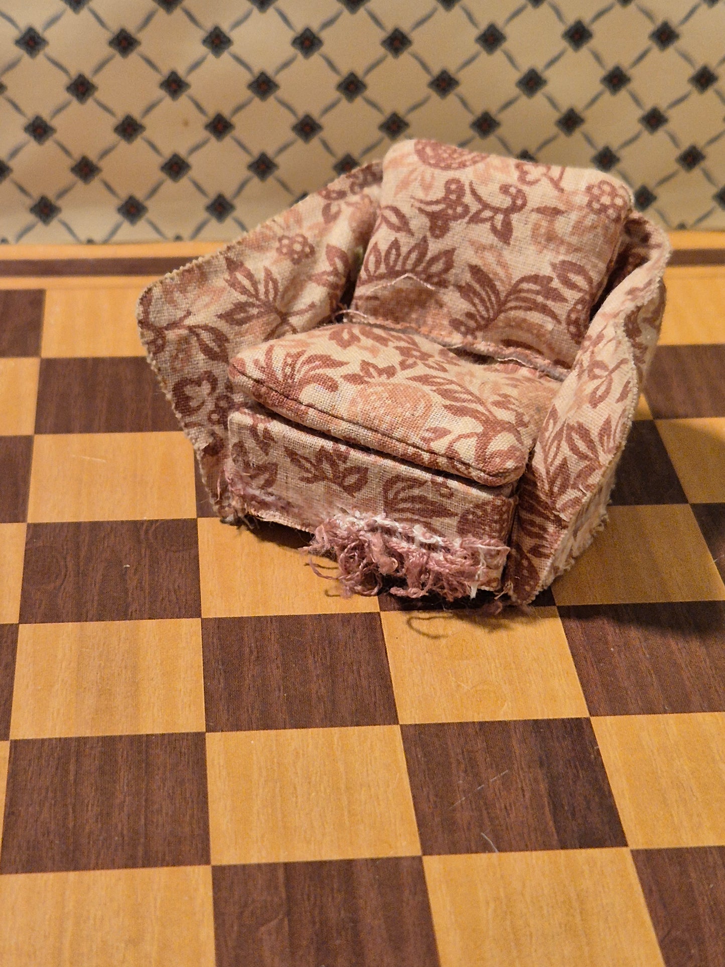 Lundby lænestol, patina