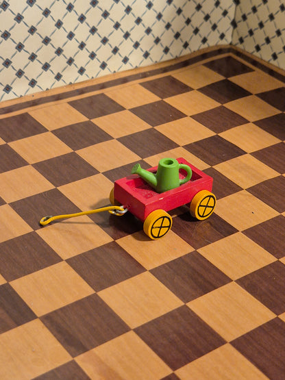 Lundby trækvogn med vandkande