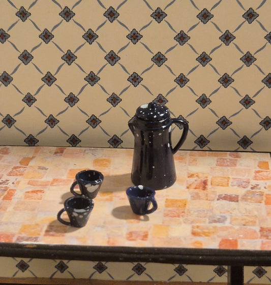 Kaffekande med kopper