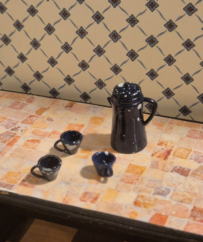 Kaffekande med kopper