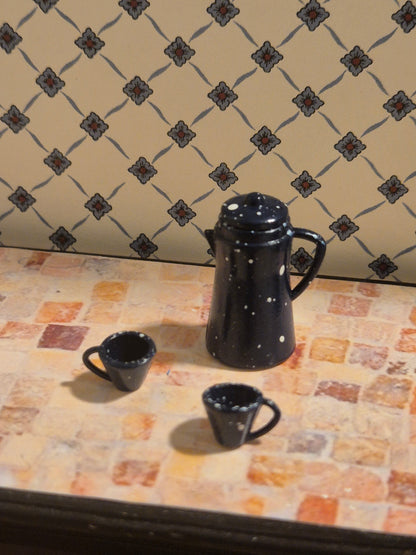Kaffekande og kopper